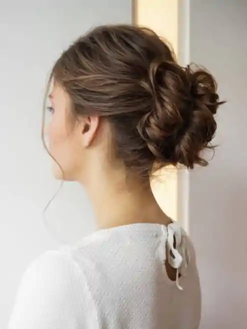 Neatly styled hairstyles for prom.