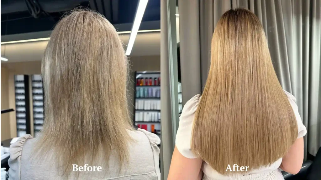 tape in hair extensions photo