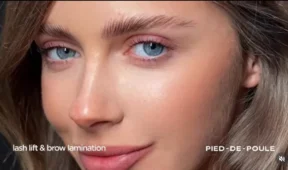 brow lamination and tint