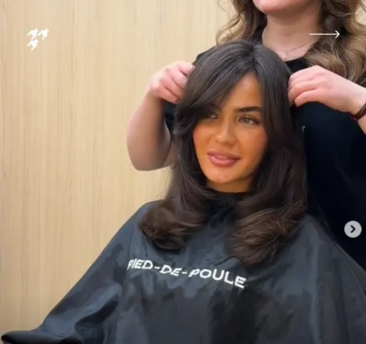curtain fringe hairstyle