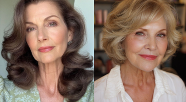 Stylish Hairstyles for Women Over 60 with a timeless and elegant look.
