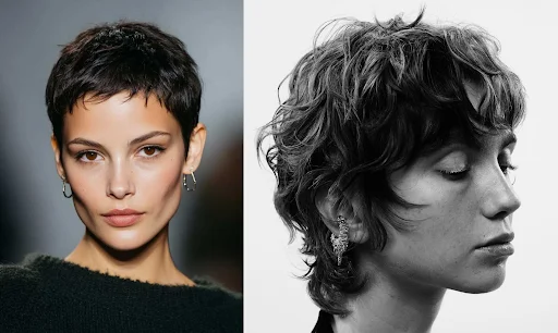 Professional Bixie Haircut at a hair salon