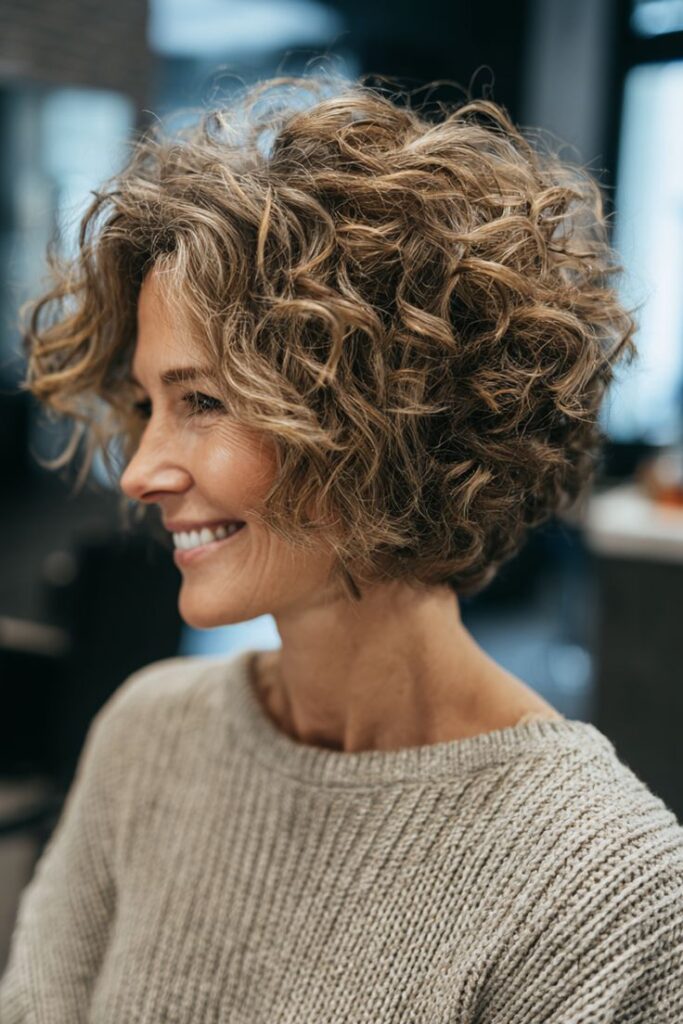 Frizzy Hair: How to Transform It into Smooth, Silky Hair – short curly hairstyle