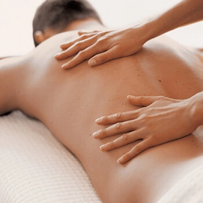 Therapeutic Massage — hands-on back and shoulder massage
